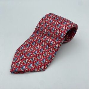 Vineyard Vines Martha’s Vineyard Silk Neck Tie Hand Made USA Sailboat 3.75x60”
